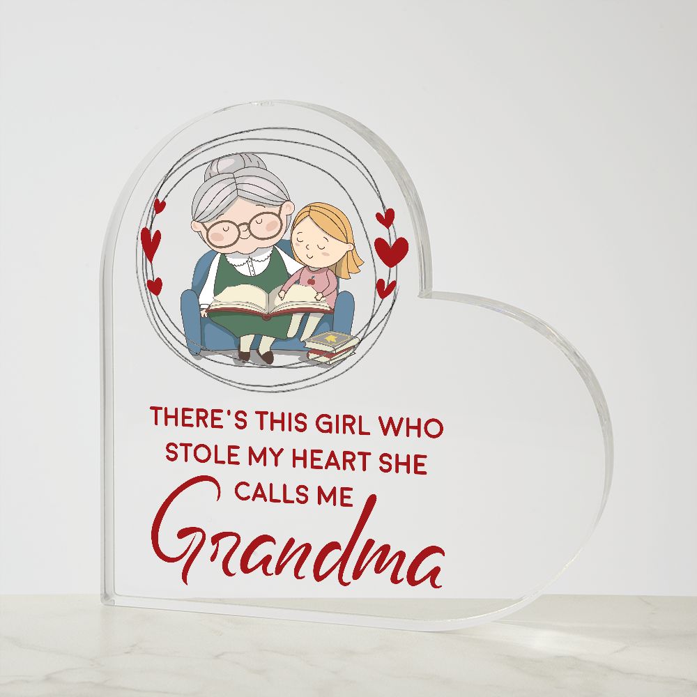 Grandma Heart Plaque