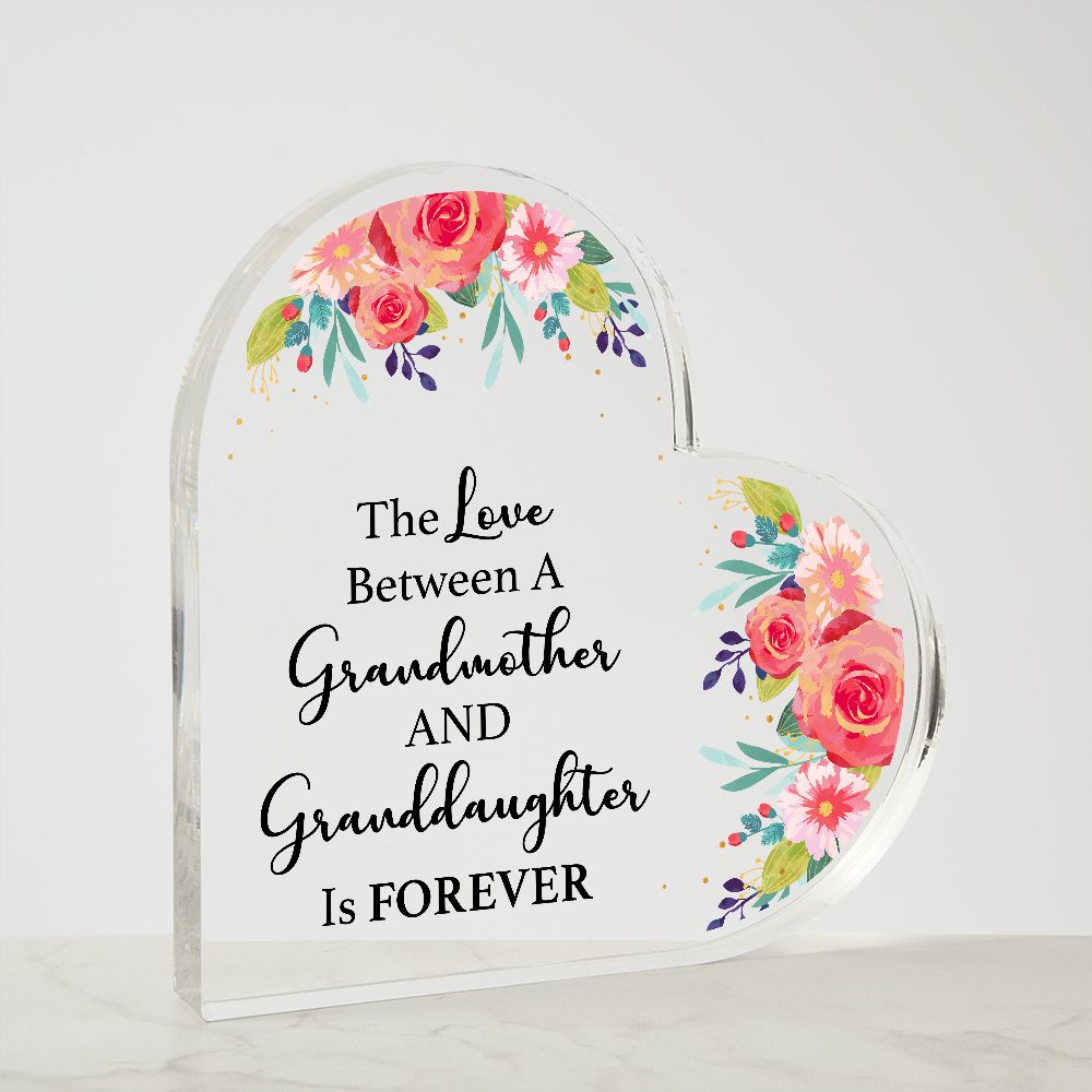 Granddaughter Heart Plaque