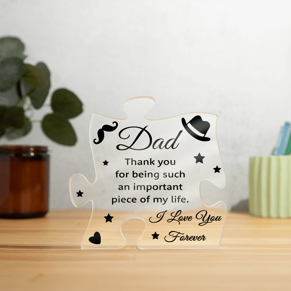 Dad Puzzle Plaque