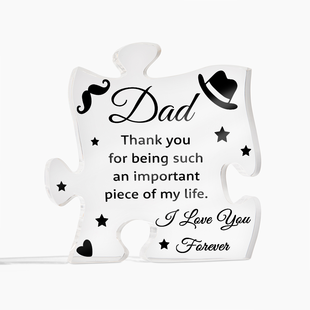 Dad Puzzle Plaque