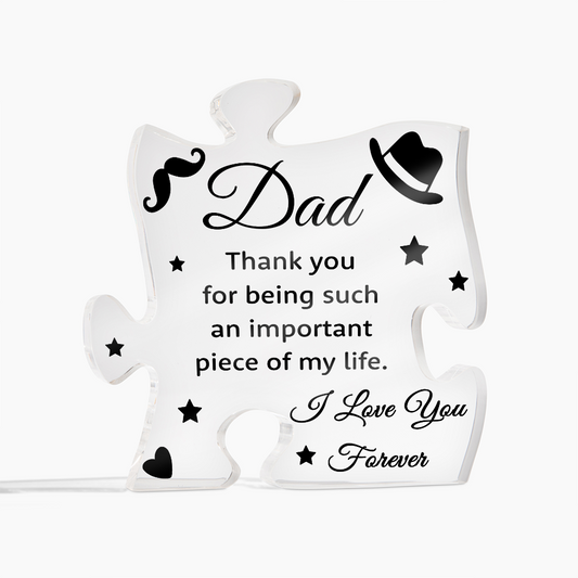 Dad Puzzle Plaque