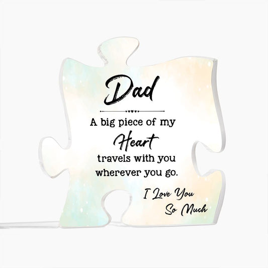 Dad- A Piece of my Heart Plaque