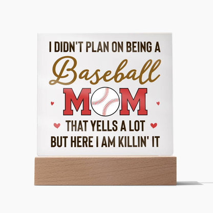 Baseball Mom Plaque