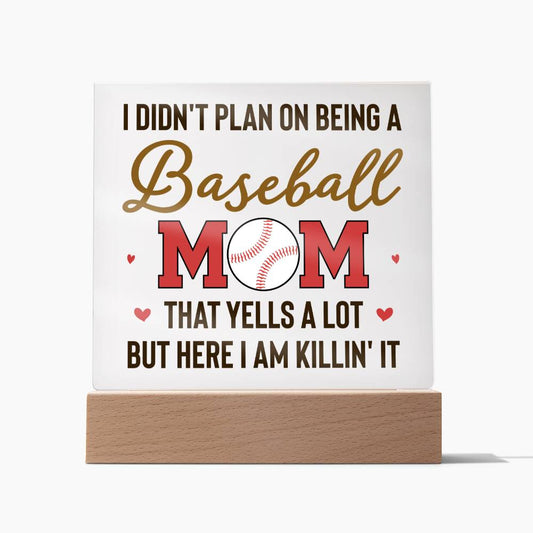 Baseball Mom Plaque