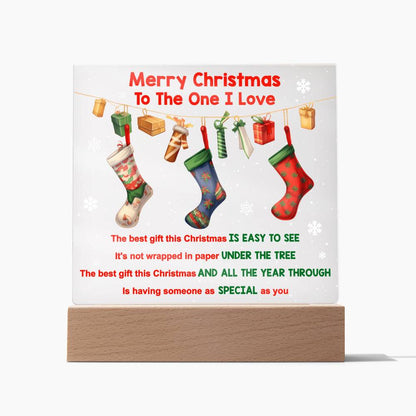 Merry Christmas Acrylic Plaque