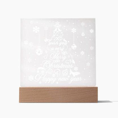 Christmas Tree Acrylic Plaque