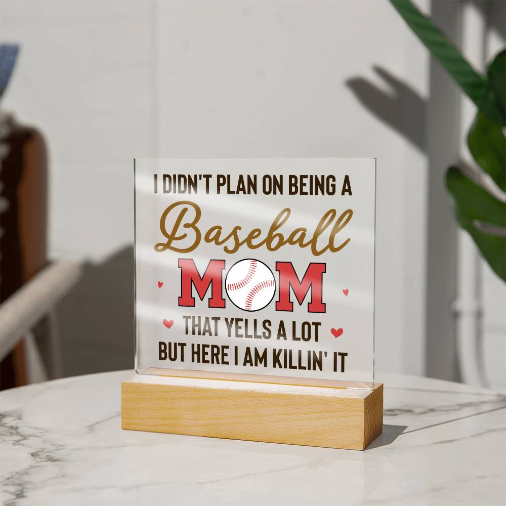 Baseball Mom Plaque