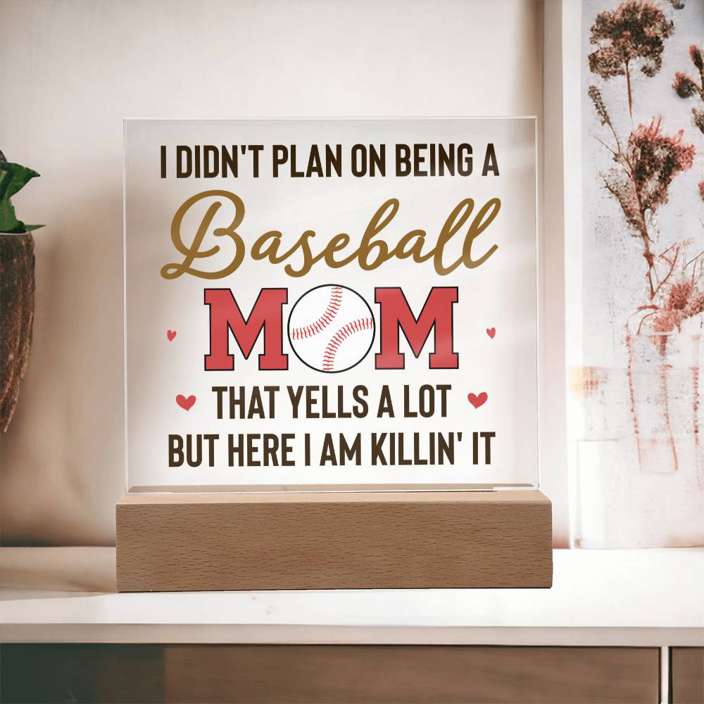 Baseball Mom Plaque