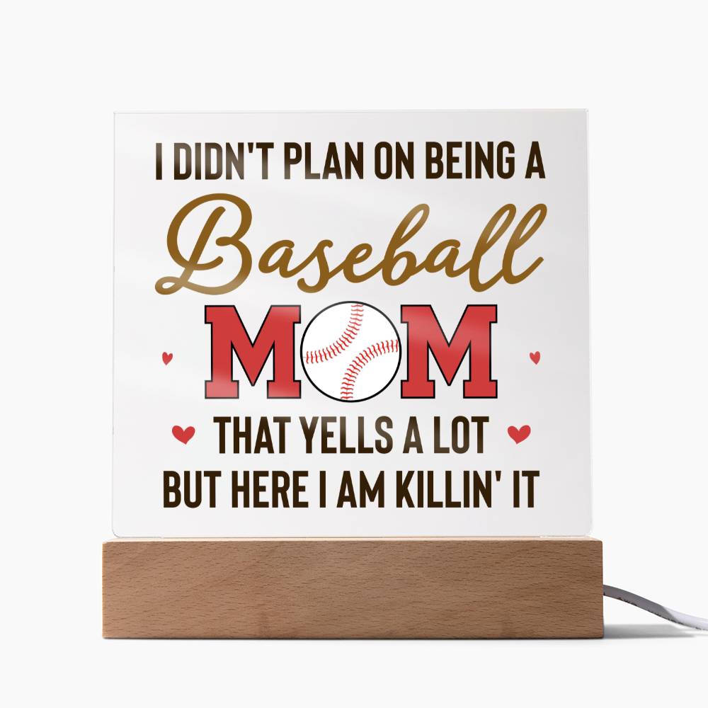 Baseball Mom Plaque