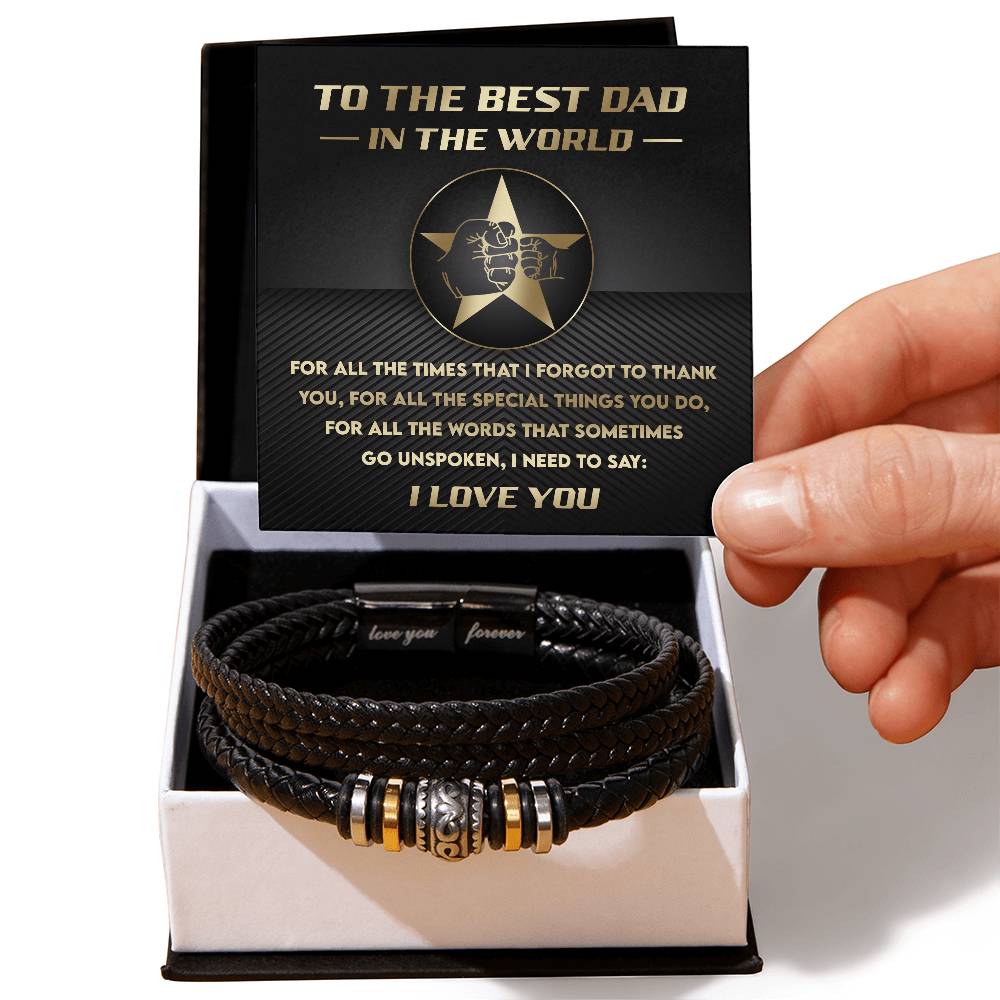 Best Dad Bracelet