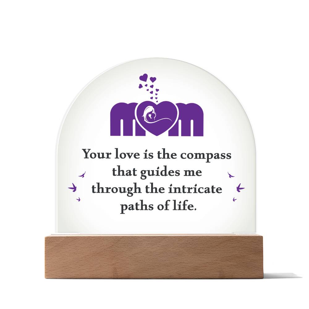 Mom Domed Plaque