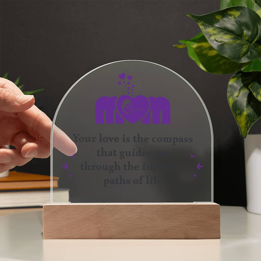 Mom Domed Plaque