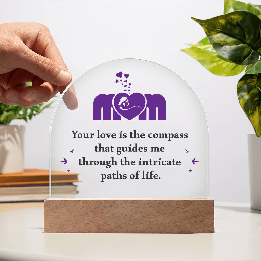 Mom Domed Plaque