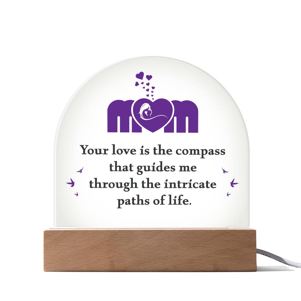 Mom Domed Plaque