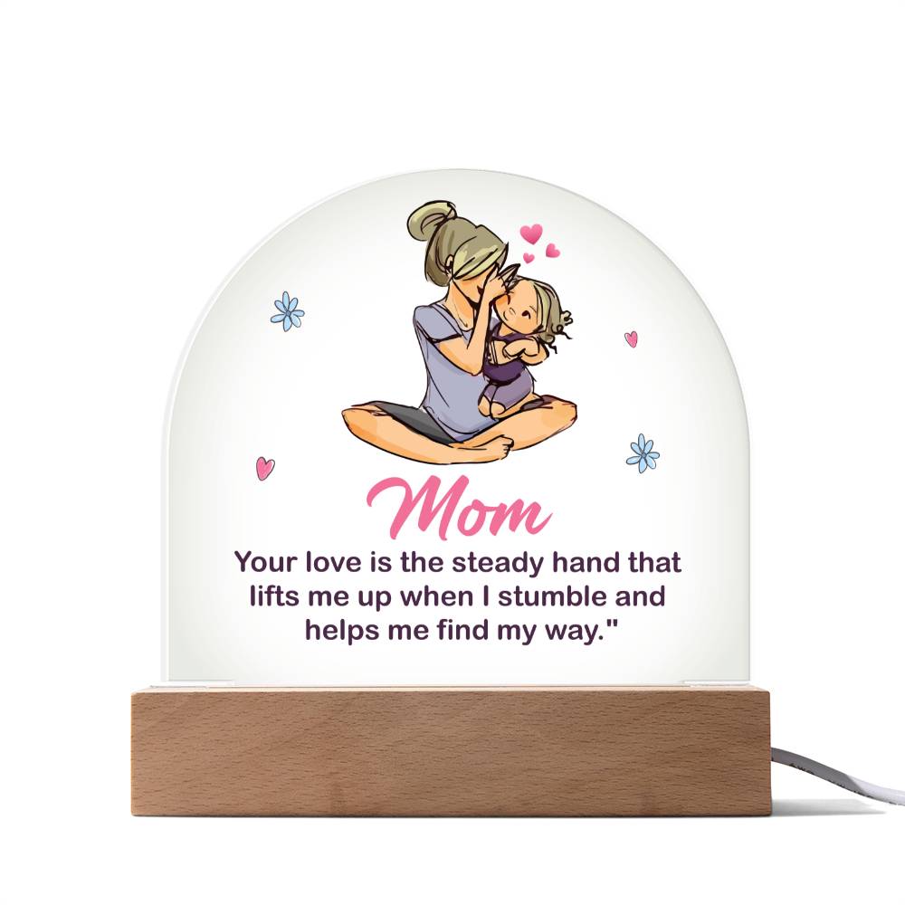 Mom Love Plaque