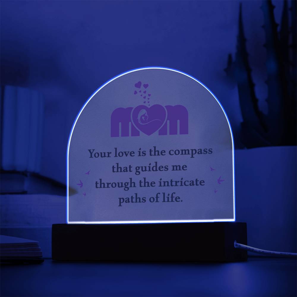 Mom Domed Plaque