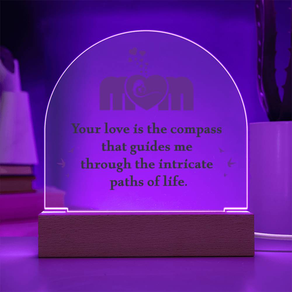 Mom Domed Plaque