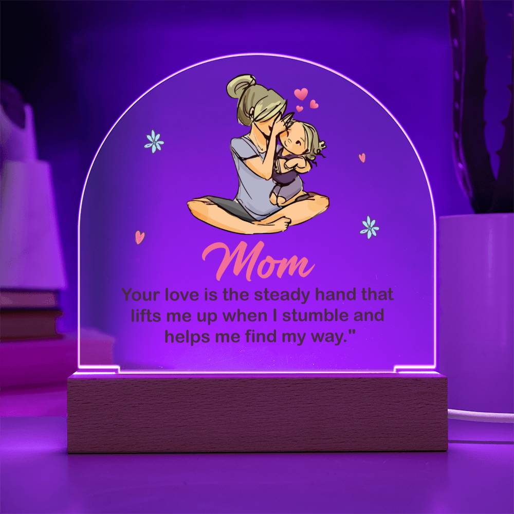 Mom Love Plaque