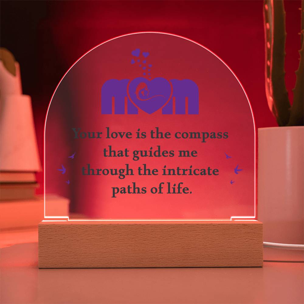 Mom Domed Plaque