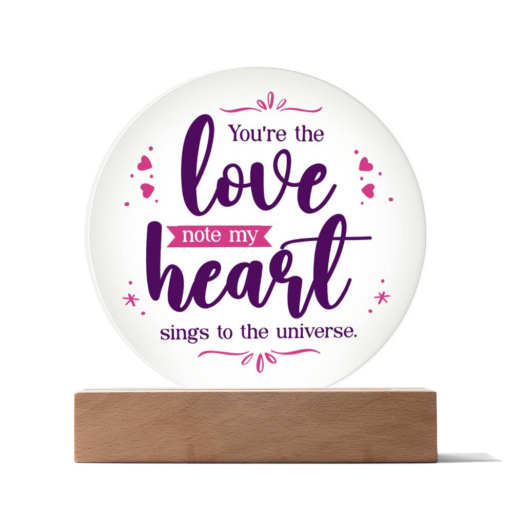 Love note Plaque