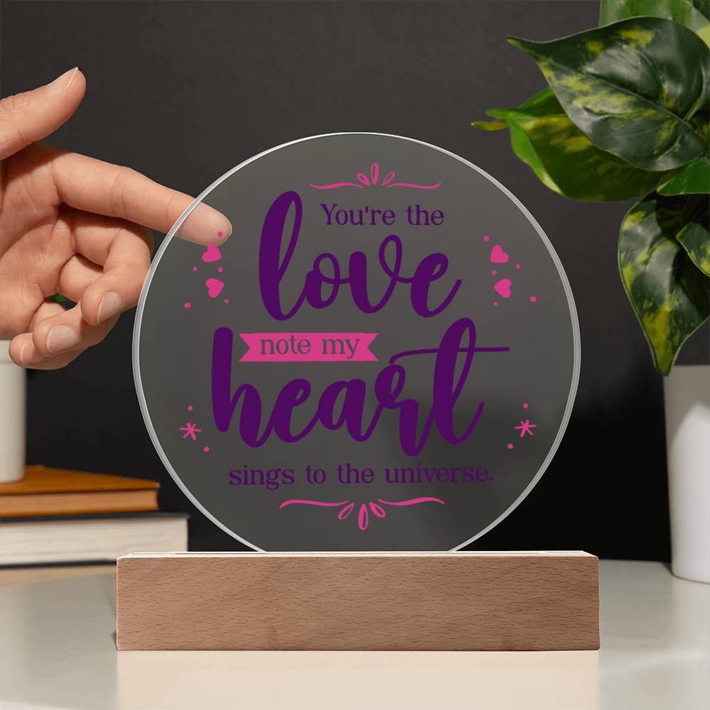 Love note Plaque