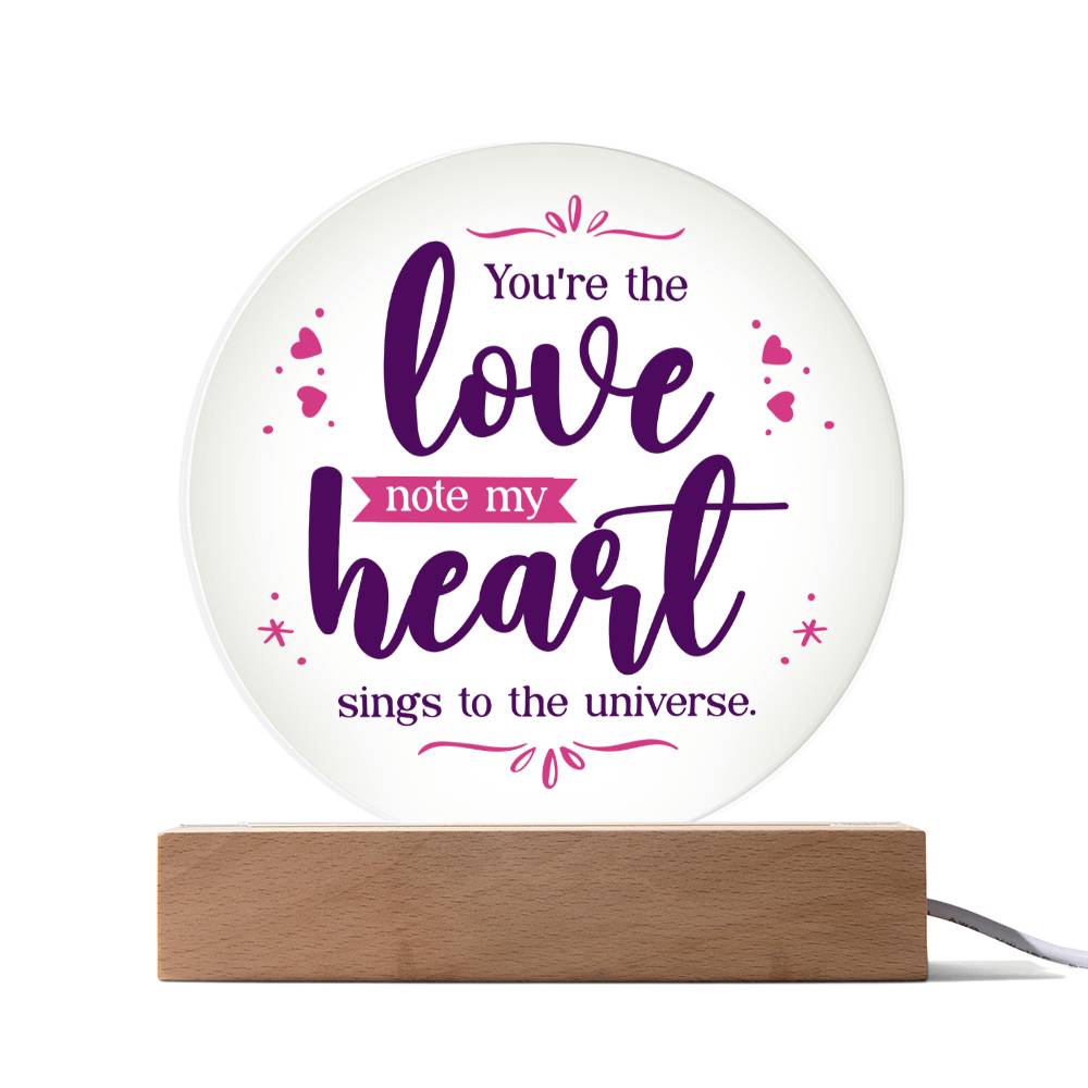 Love note Plaque