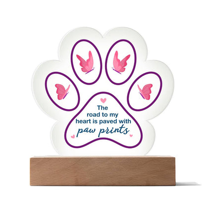 Paw Prints Plaque