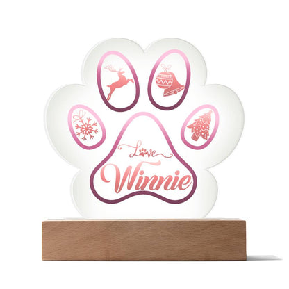 Winnie acrylic plaque