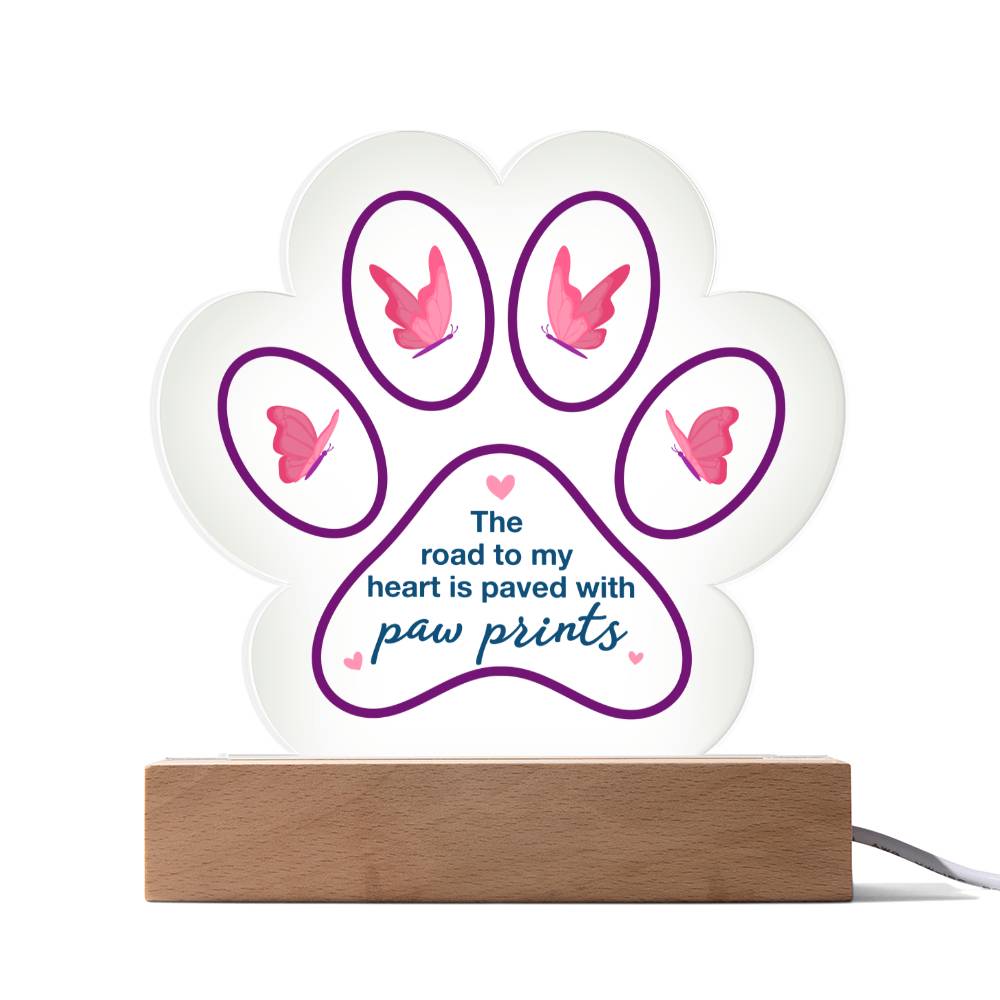 Paw Prints Plaque