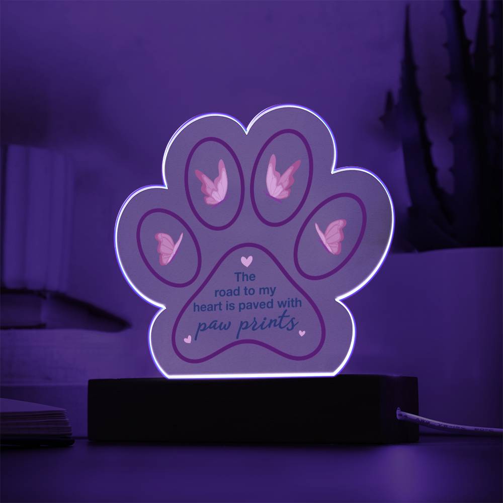 Paw Prints Plaque