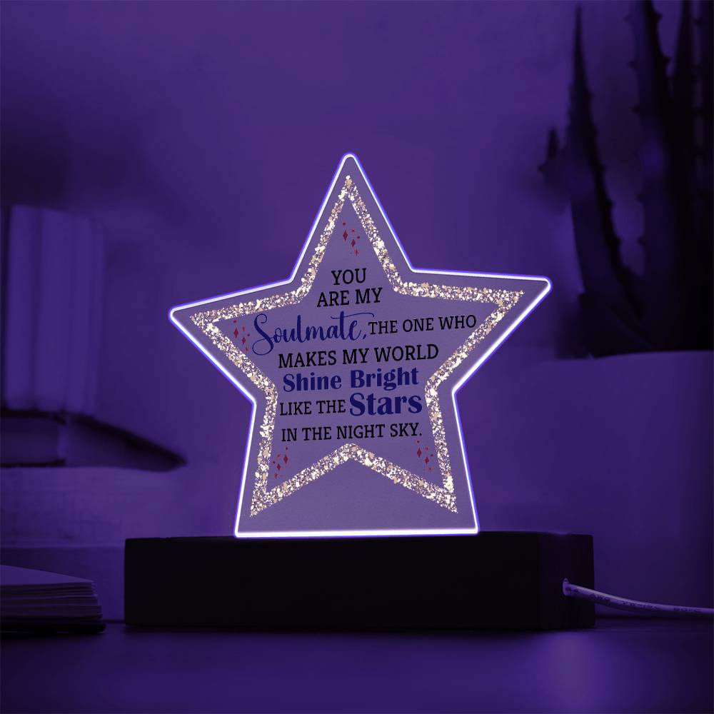 Soulmate Star Plaque