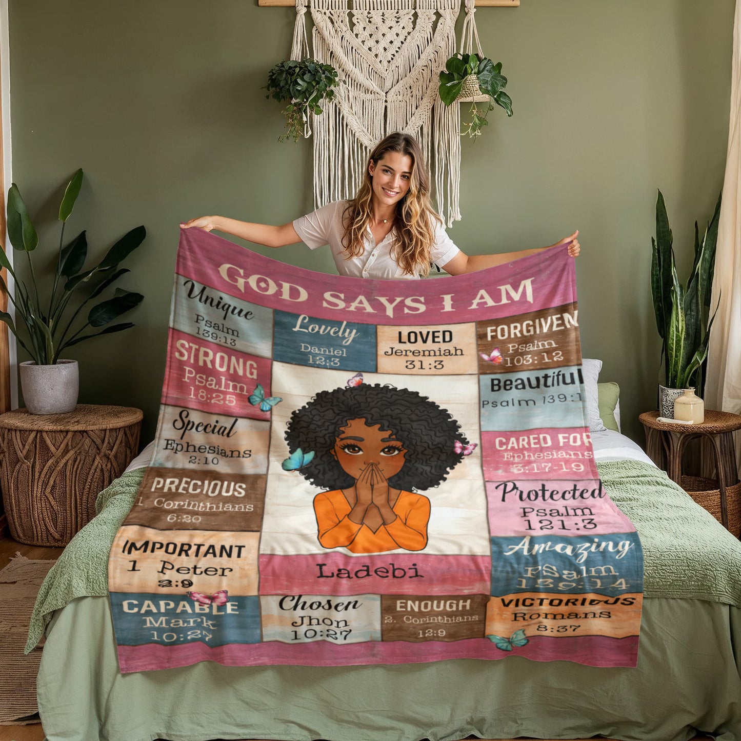 Ladi Coral Fleece Blanket