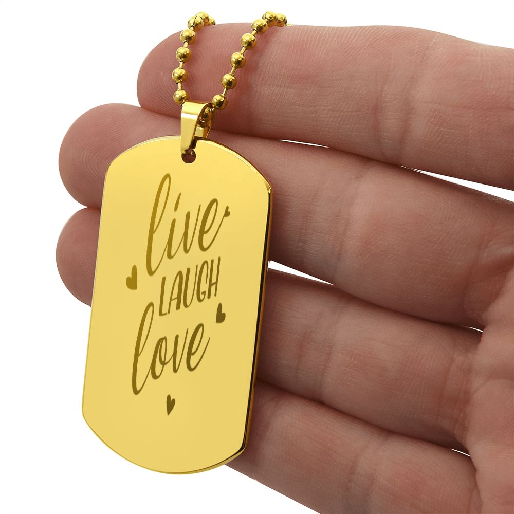 Live, Laugh, Love Necklace