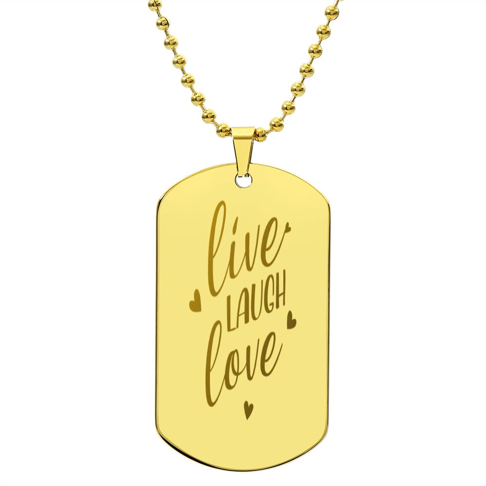 Live, Laugh, Love Necklace