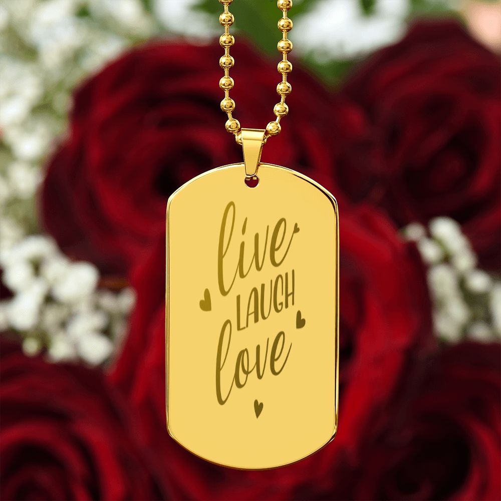 Live, Laugh, Love Necklace