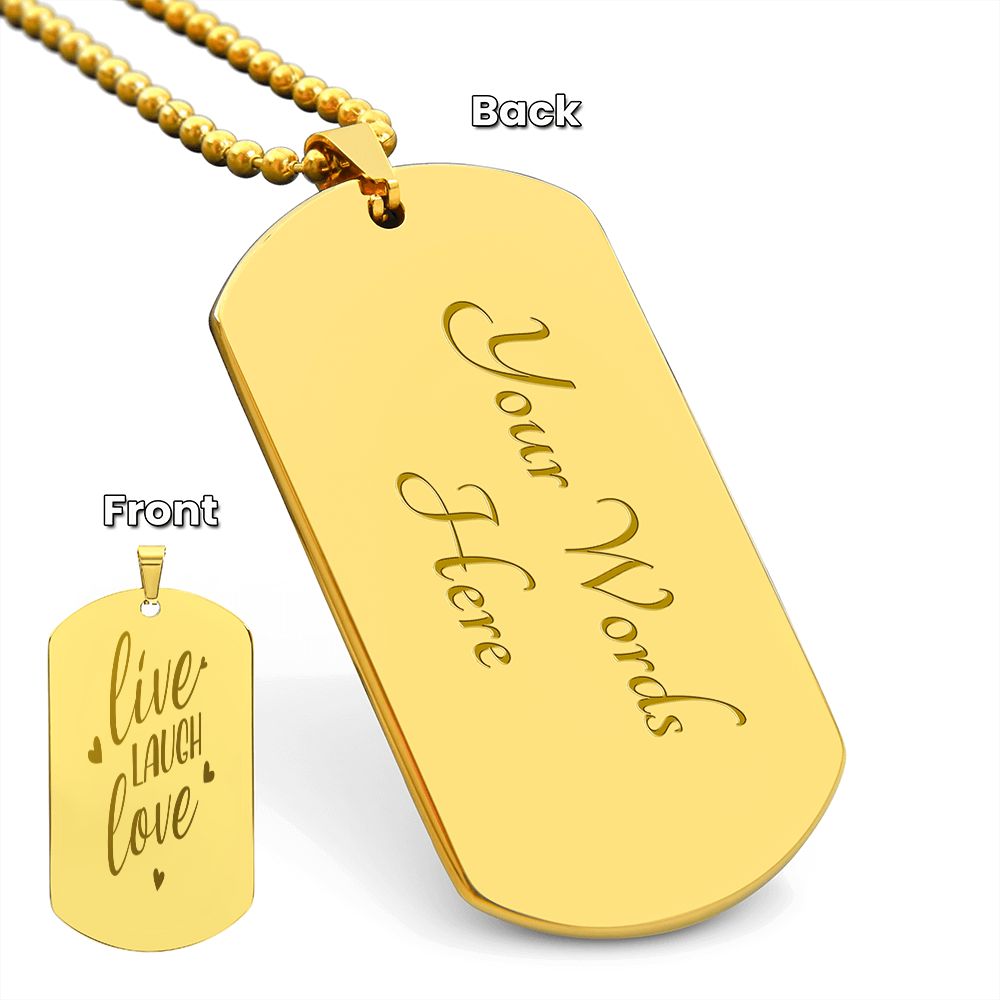 Live, Laugh, Love Necklace