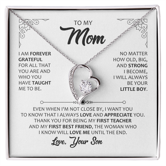 Mom-Son Forever necklace