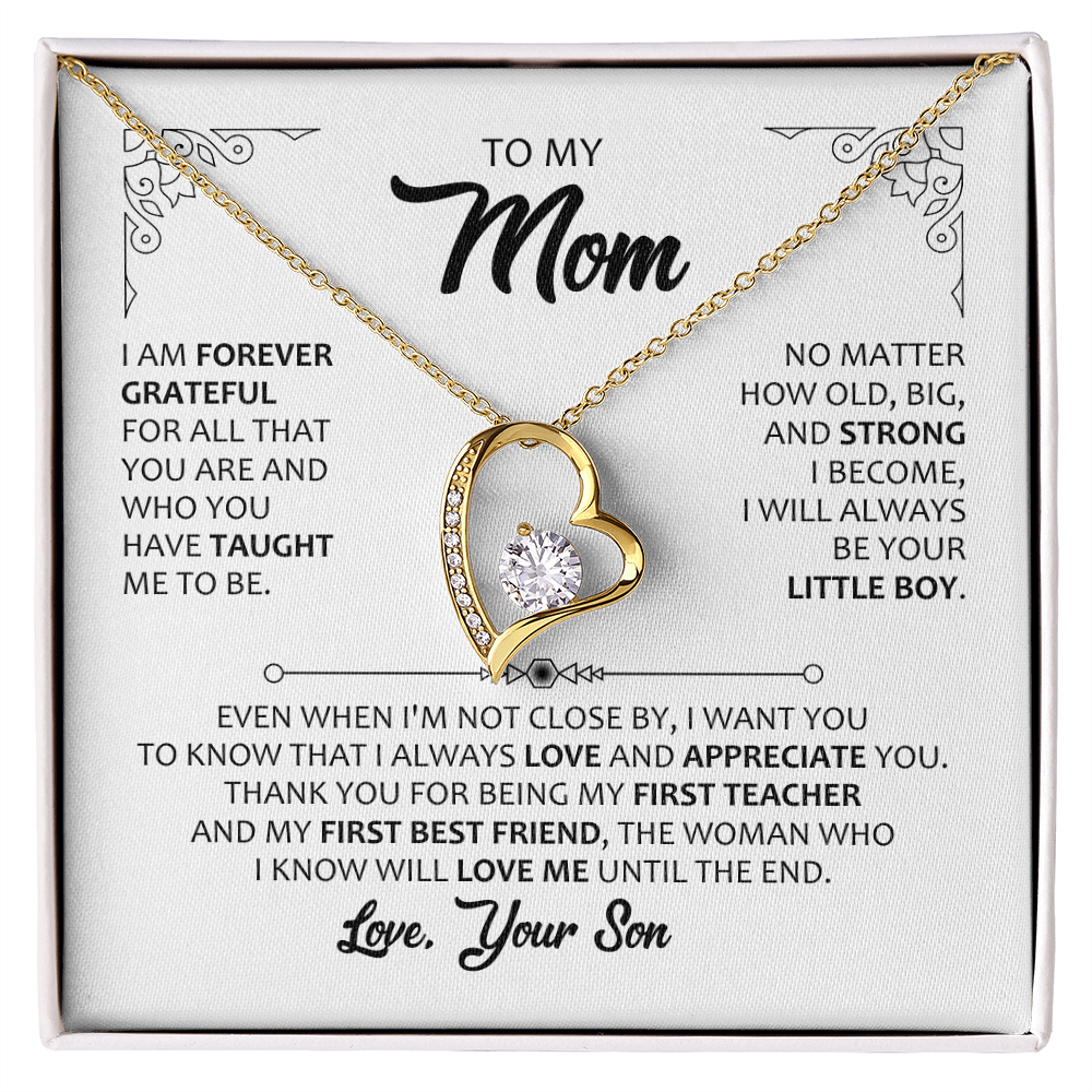 Mom-Son Forever necklace