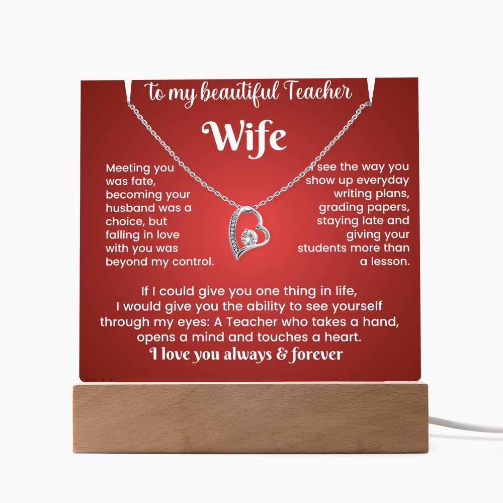 Teacher Wife Necklace