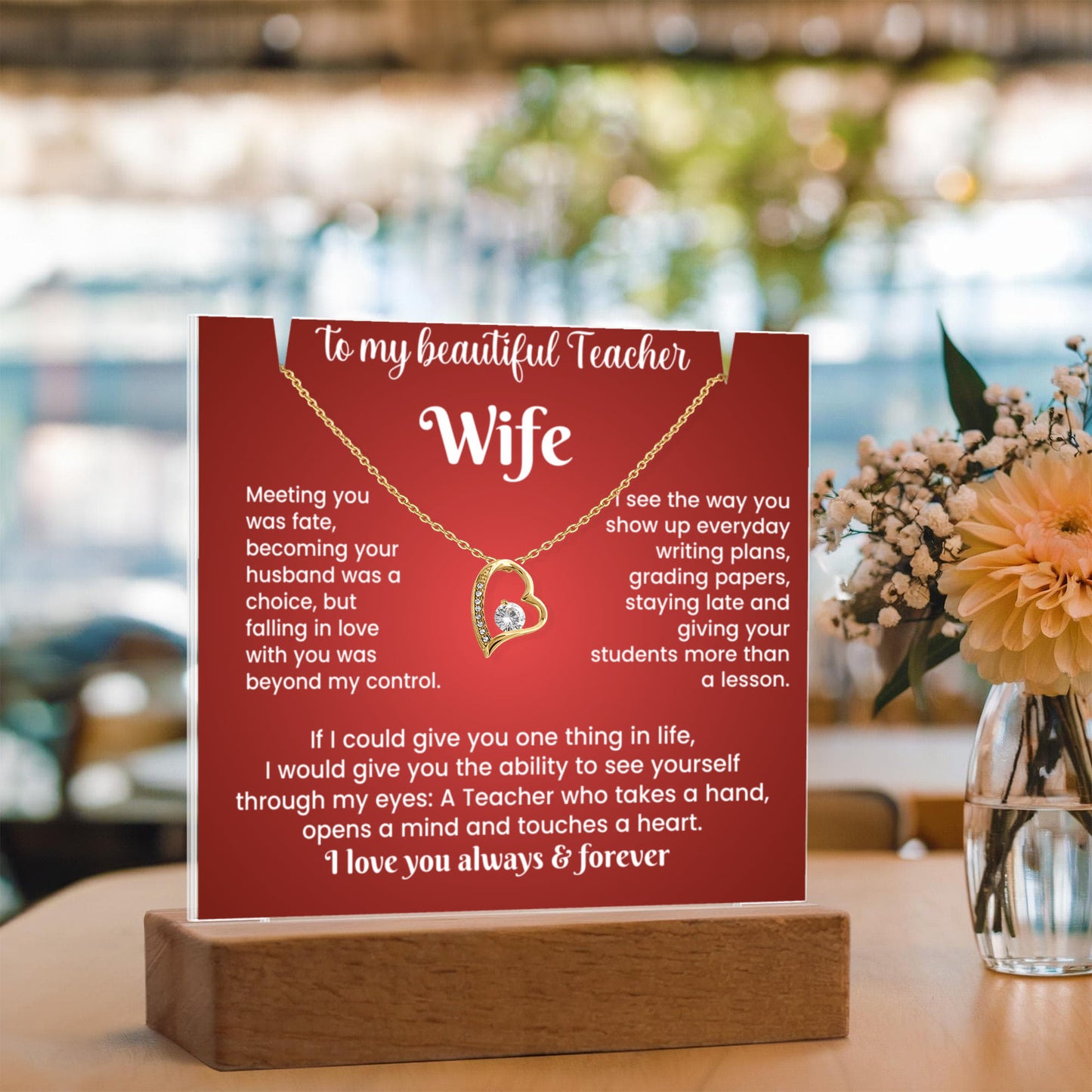 Teacher Wife Necklace