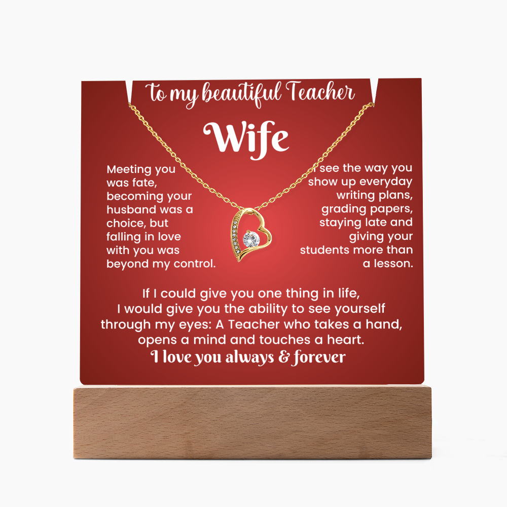 Teacher Wife Necklace