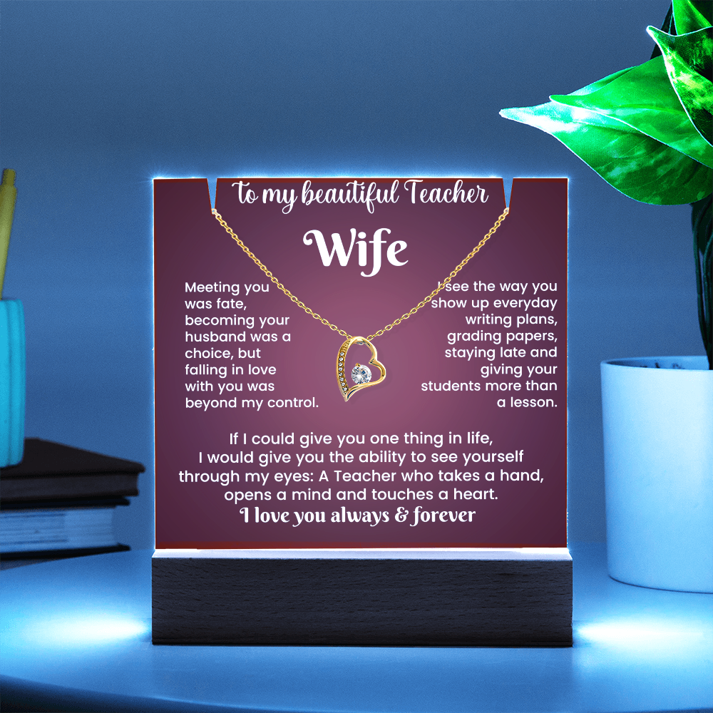 Teacher Wife Necklace