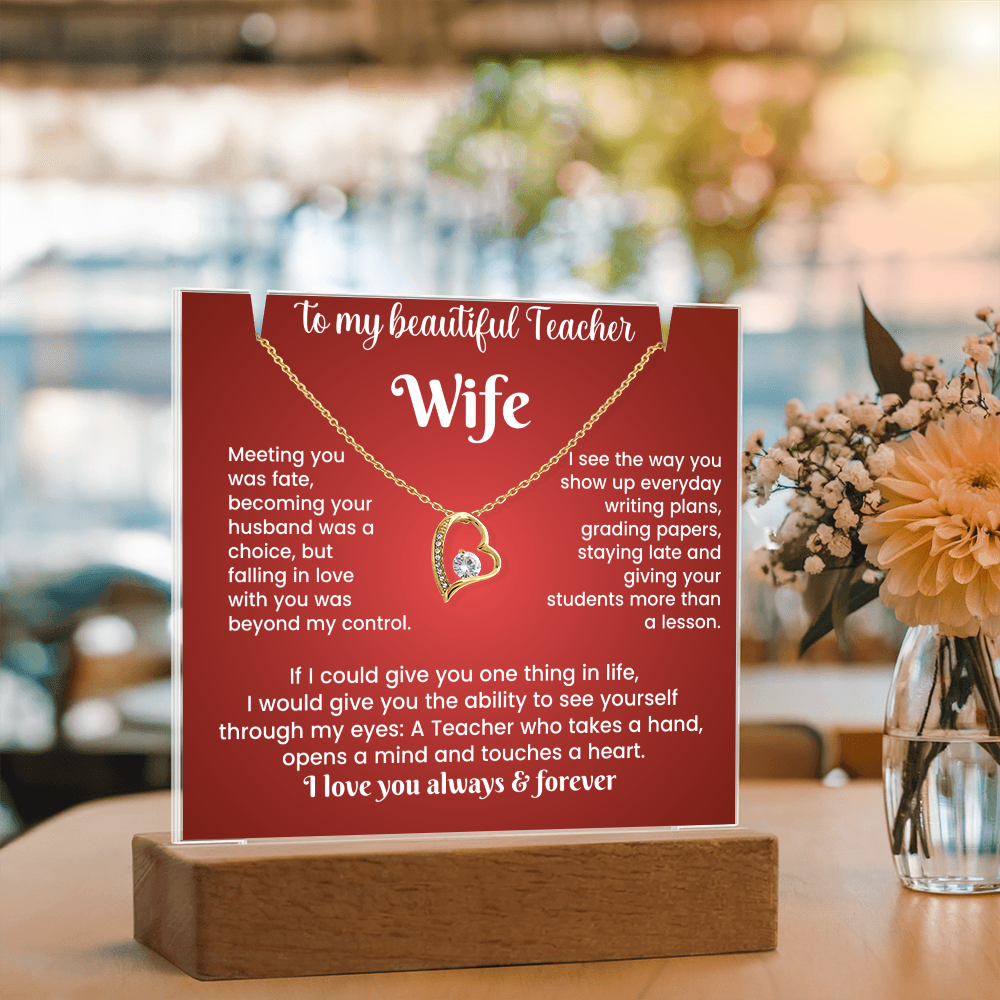 Teacher Wife Necklace