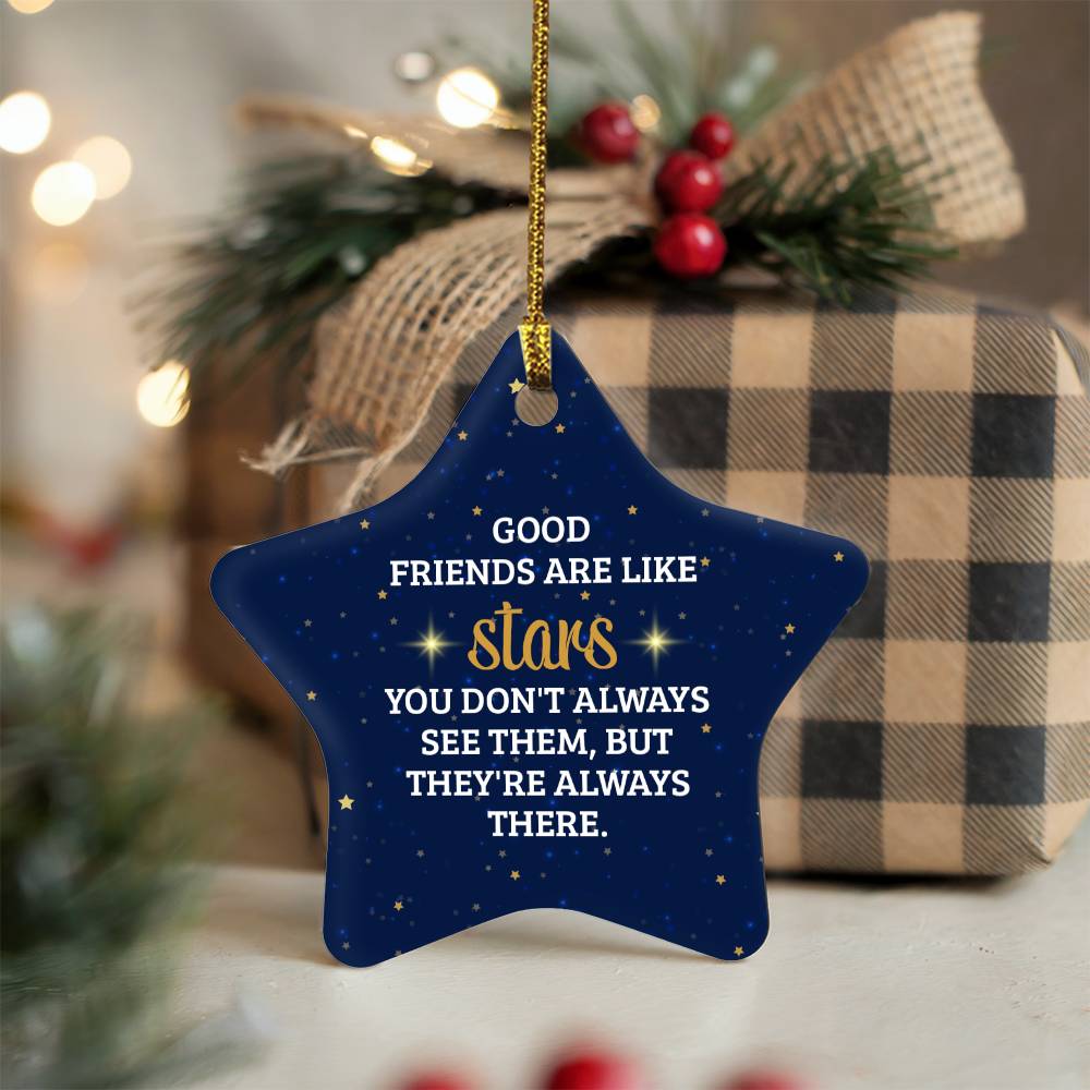 Good friends Star Ornament