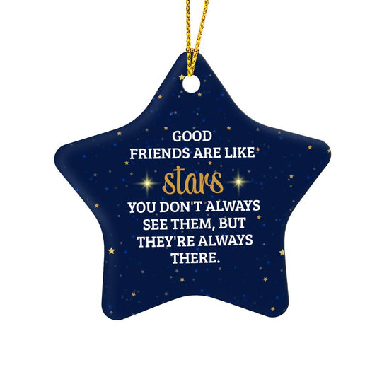 Good friends Star Ornament