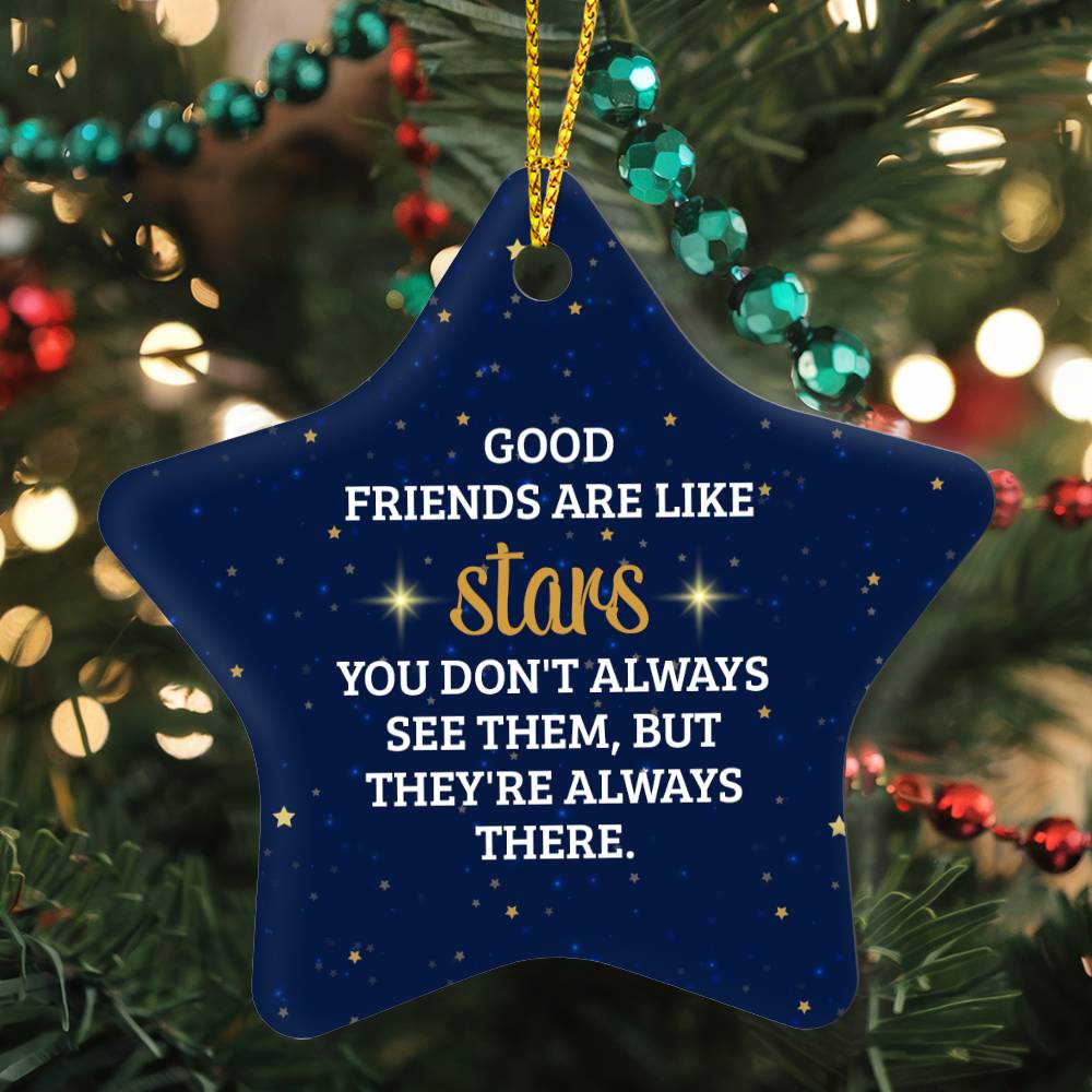 Good friends Star Ornament