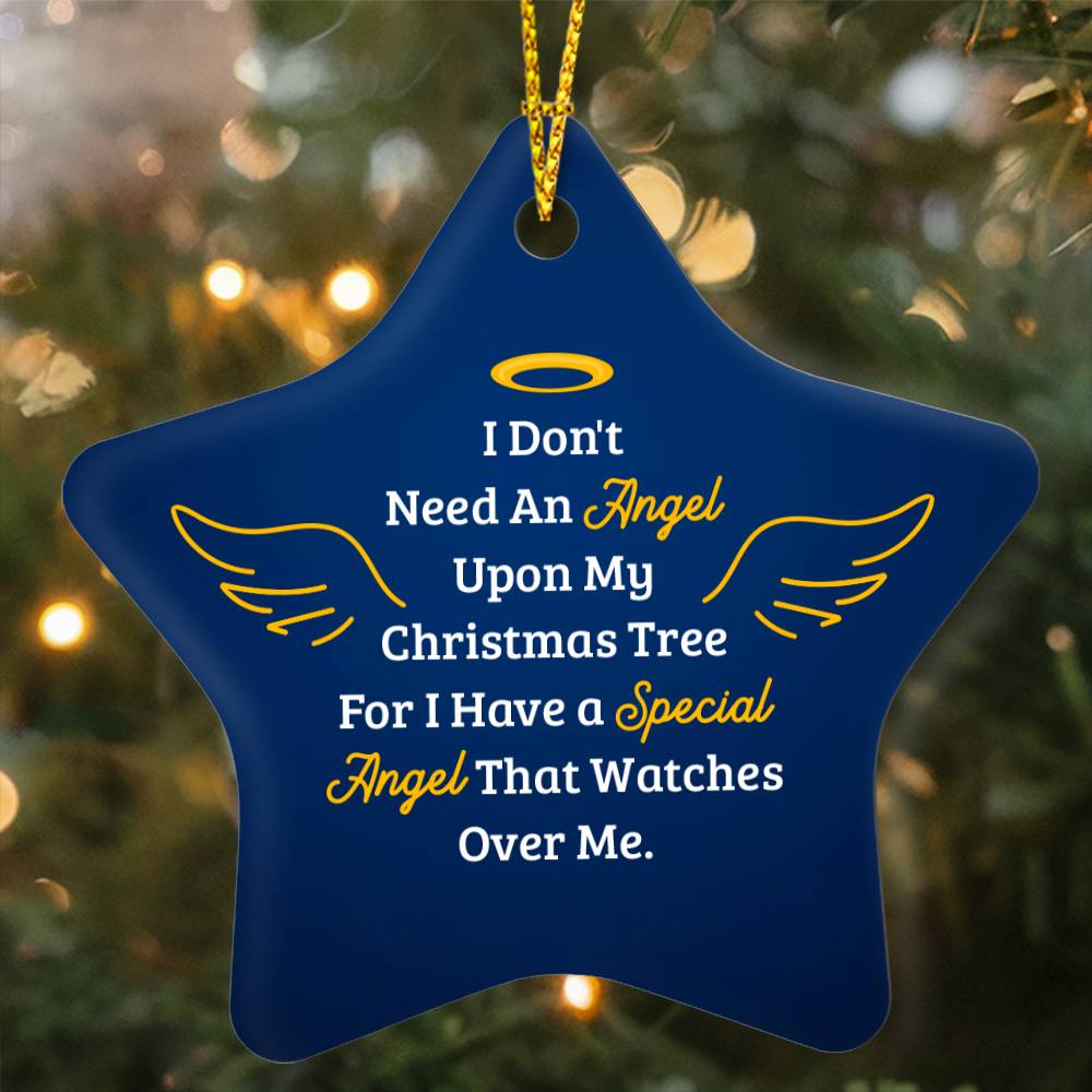 Angel Star Ornament