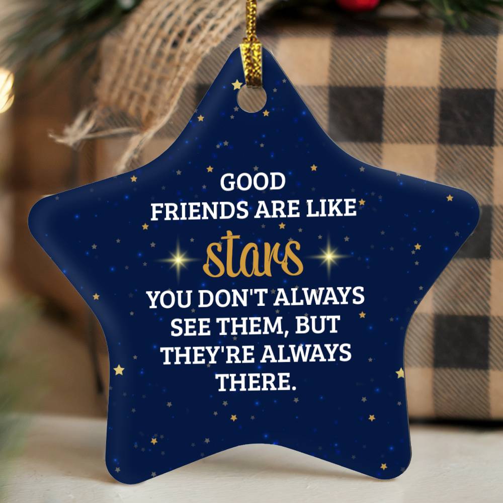 Good friends Star Ornament