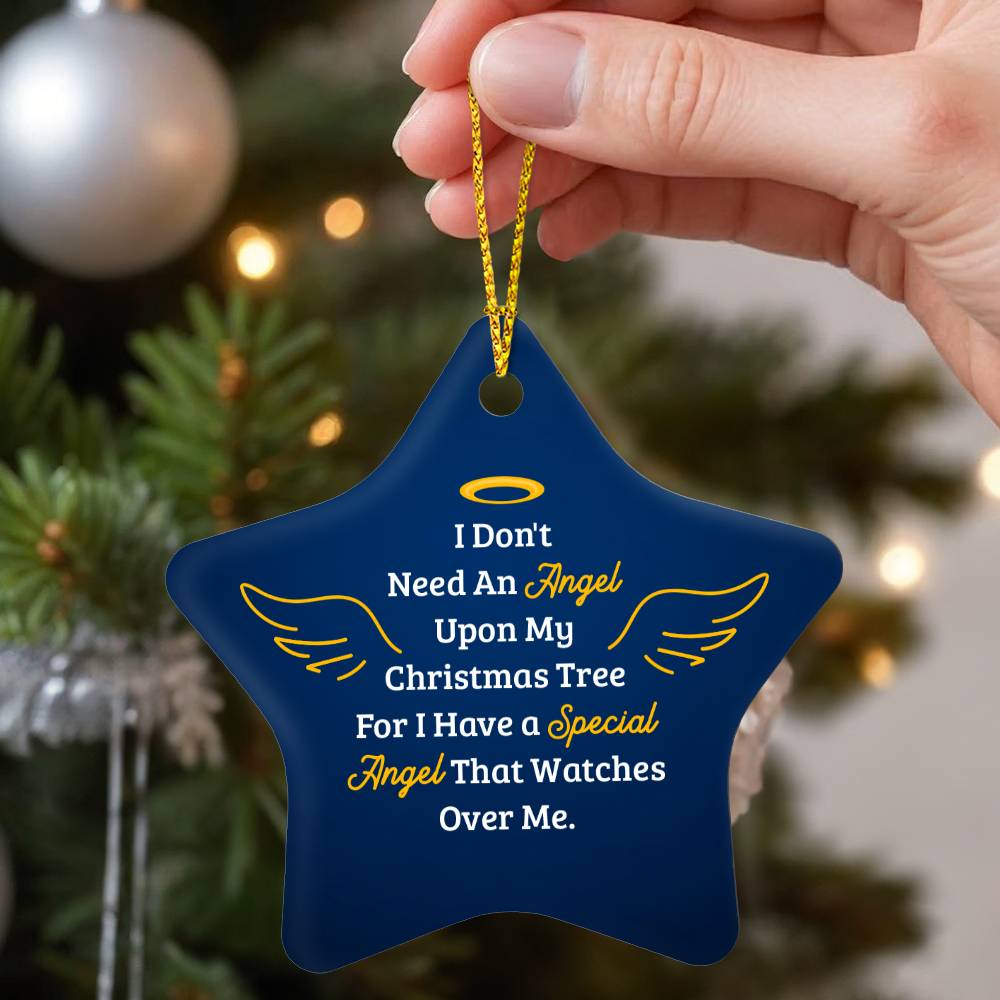 Angel Star Ornament