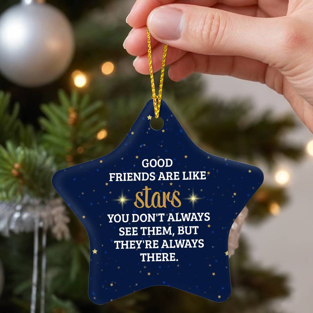 Good friends Star Ornament